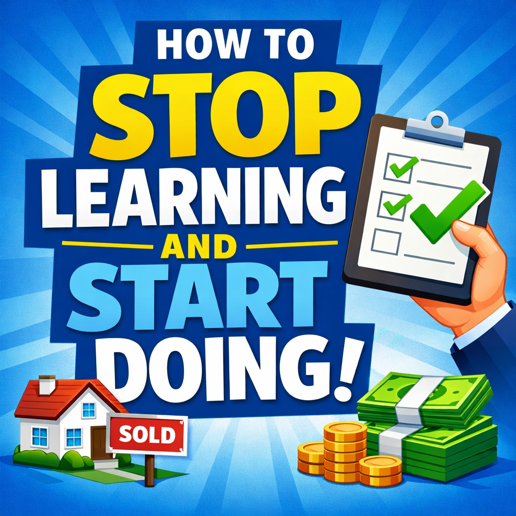 How to Stop Learning and Start Doing
